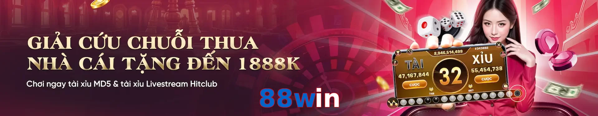 Trò chơi Slot được yêu thích tại 88win